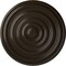 Ekena Millwork Carton Ceiling Medallion (For Canopies up to 2 5/8"), Hand-Painted Stone Hearth, 12 5/8"OD x 1"P CM13CASHF - alternate 1
